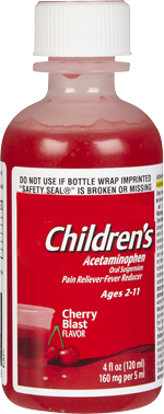 Acetaminophen children suspension